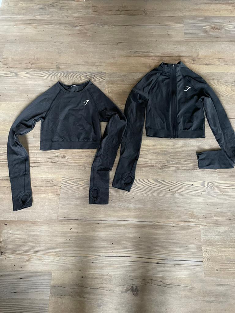 Sportkleding Gymshark maat xxs en xs, Kleding | Dames, Sportkleding, Zwart, Ophalen of Verzenden, Maat 34 (XS) of kleiner, Fitness of Aerobics