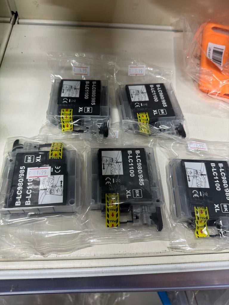 Brother B-LC980/985 B-LC1100 XL Zwarte Inktcartridge, Ophalen of Verzenden, Nieuw, Cartridge