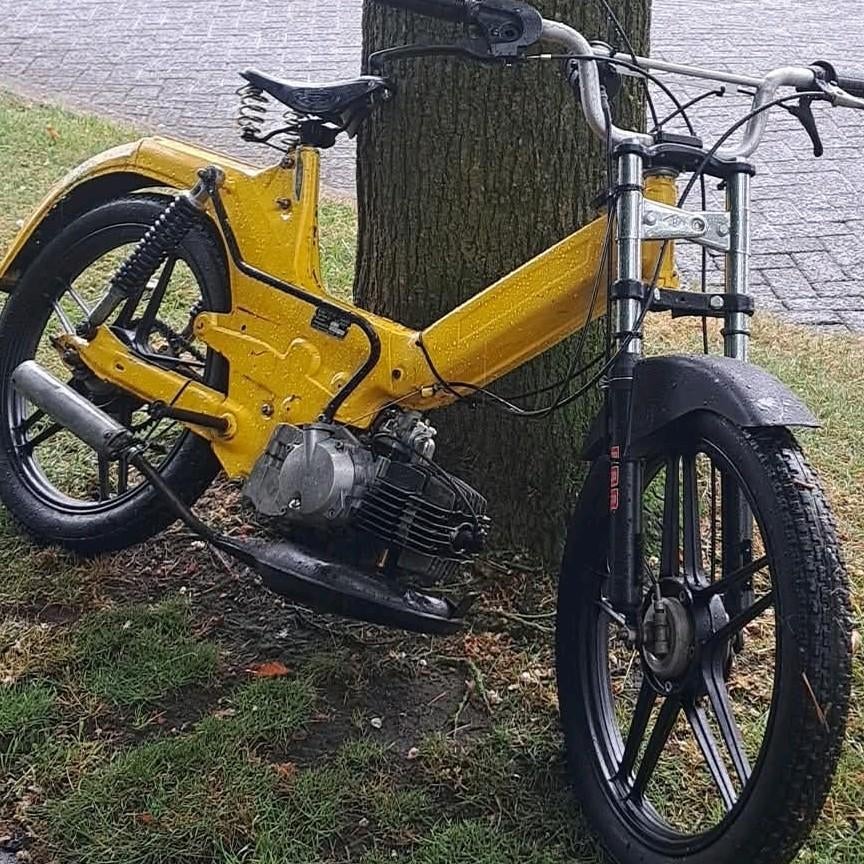 Patina Race Steyr Puch Maxi S, Fietsen en Brommers, Ophalen, Gebruikt, Maximaal 45 km/u, 70 cc