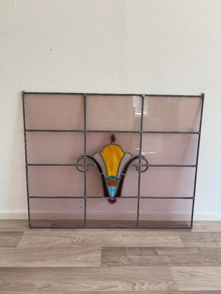 Glas in lood, Doe-het-zelf en Verbouw, Glas en Ramen, Ophalen, Gebruikt, Minder dan 80 cm, Glasplaat