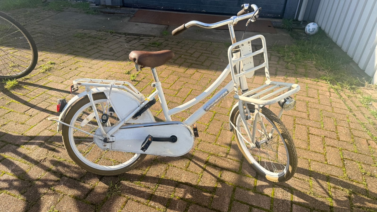 Popal Transport Kinderfiets 20 inch Wit, Ophalen, Terugtraprem, Gebruikt, Handrem