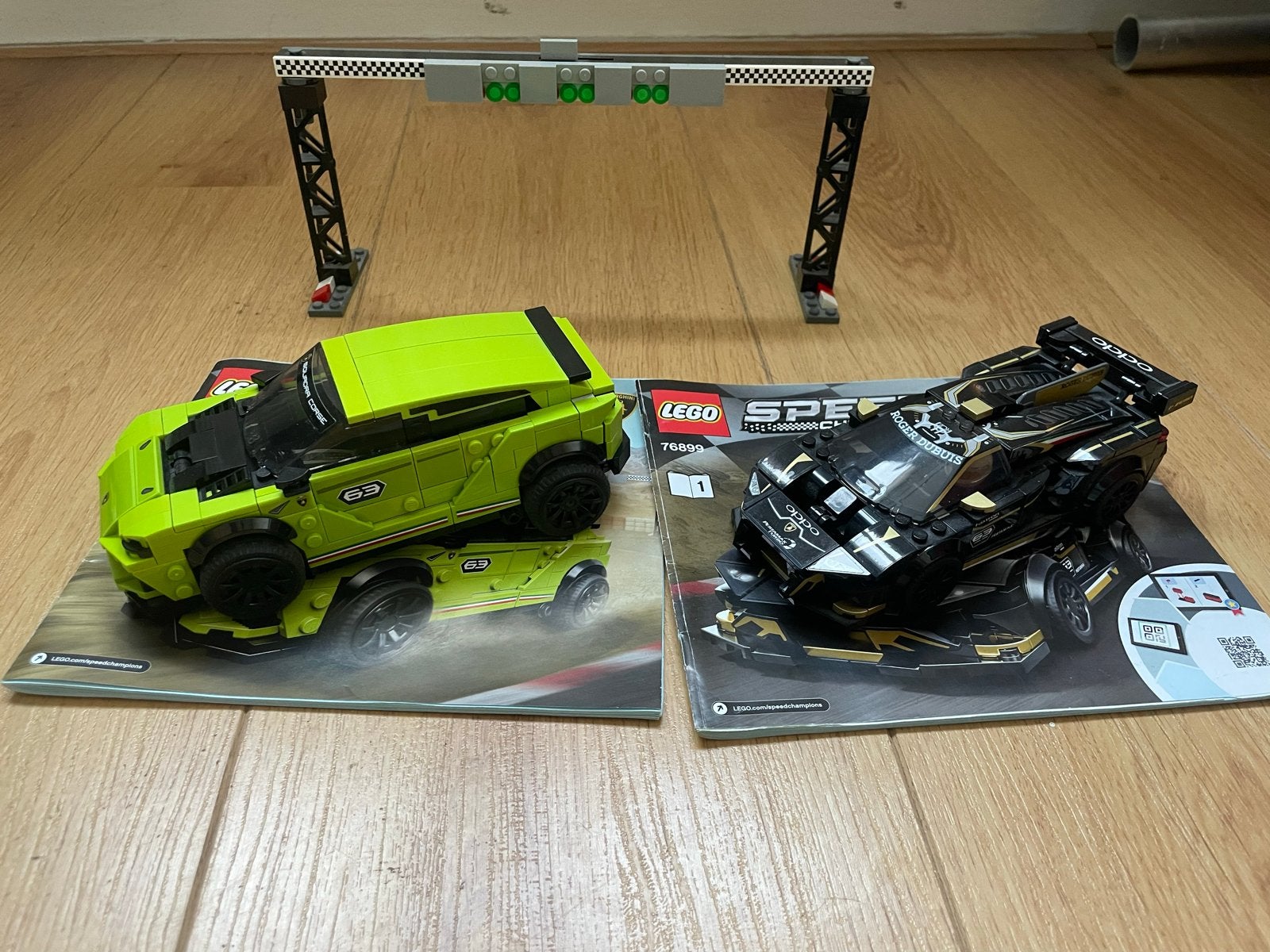 LEGO Speed Champions Lamborghini Urus ST-X & Huracán Super T, Ophalen of Verzenden, Zo goed als nieuw, Overige merken