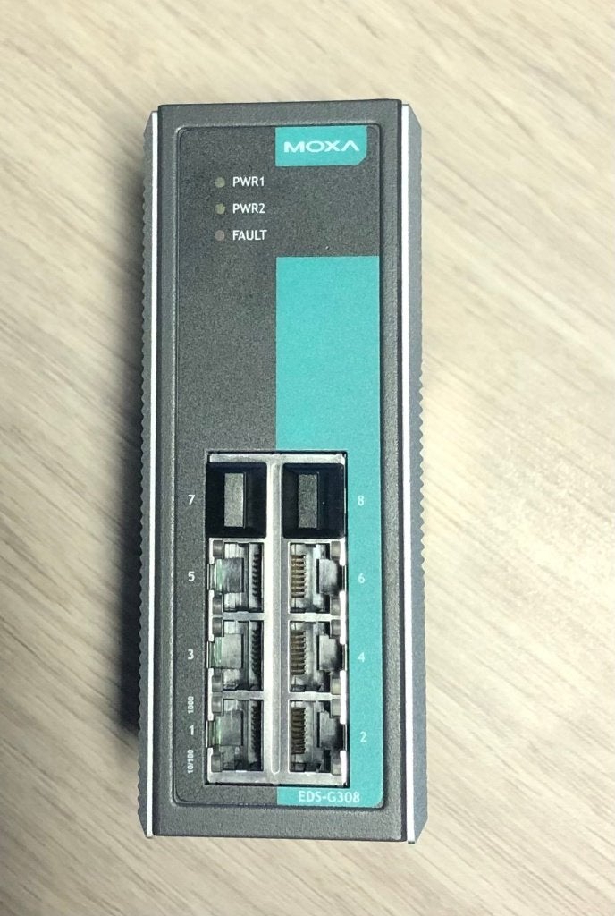 MOXA - EDS-G308 - Industrial 8-Port Gigabit Ethernet Switch, Ophalen of Verzenden, Nieuw