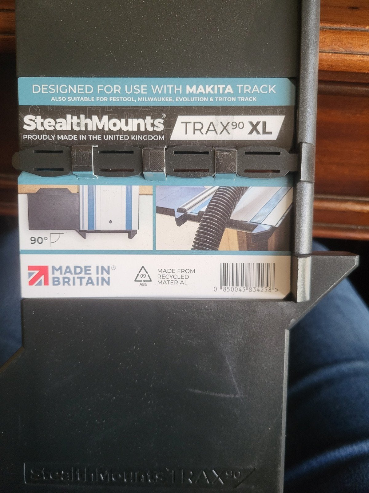 StealthMount Trax 90º XL voor geleidersrails, Ophalen, StealthMount, Overige typen, Nieuw
