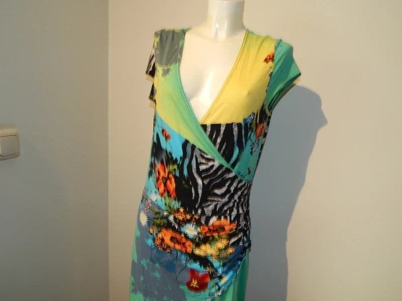 Joseph Ribkoff jurk eye catcher bonte print met zebra D40, Kleding | Dames, Maat 38/40 (M), Joseph Ribkoff, Zo goed als nieuw