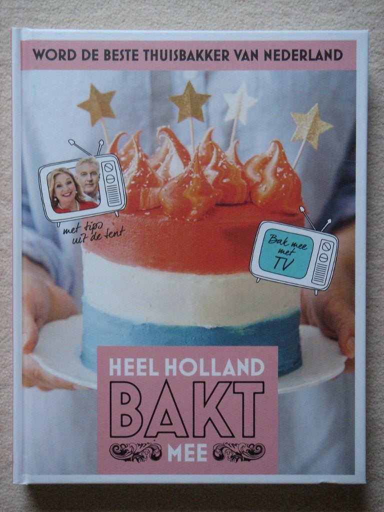 Heel Holland Bakt Mee - Bakboek, Boeken, Ophalen of Verzenden, Zo goed als nieuw, Nederland en België, Taart, Gebak en Desserts