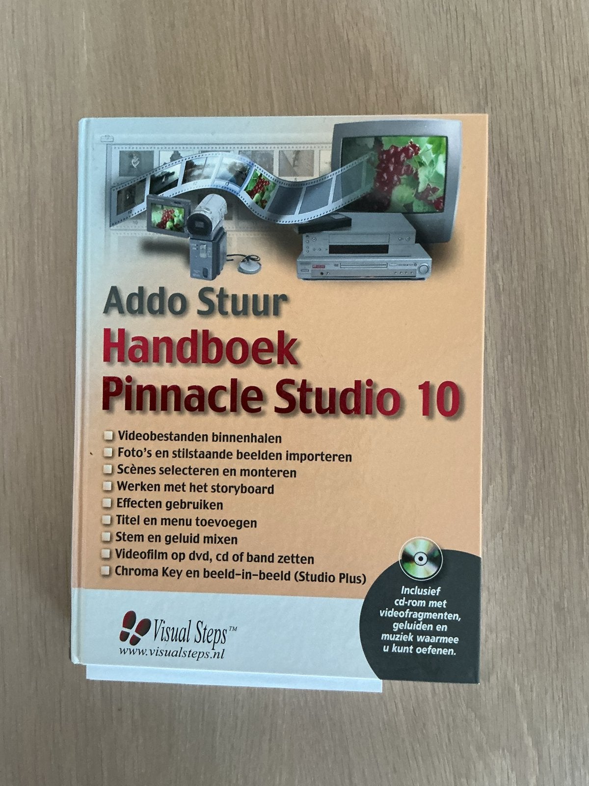 Handboek Pinnacle Studio 10 - Videobewerking, Ophalen, Zo goed als nieuw, Vakgebied of Filmindustrie