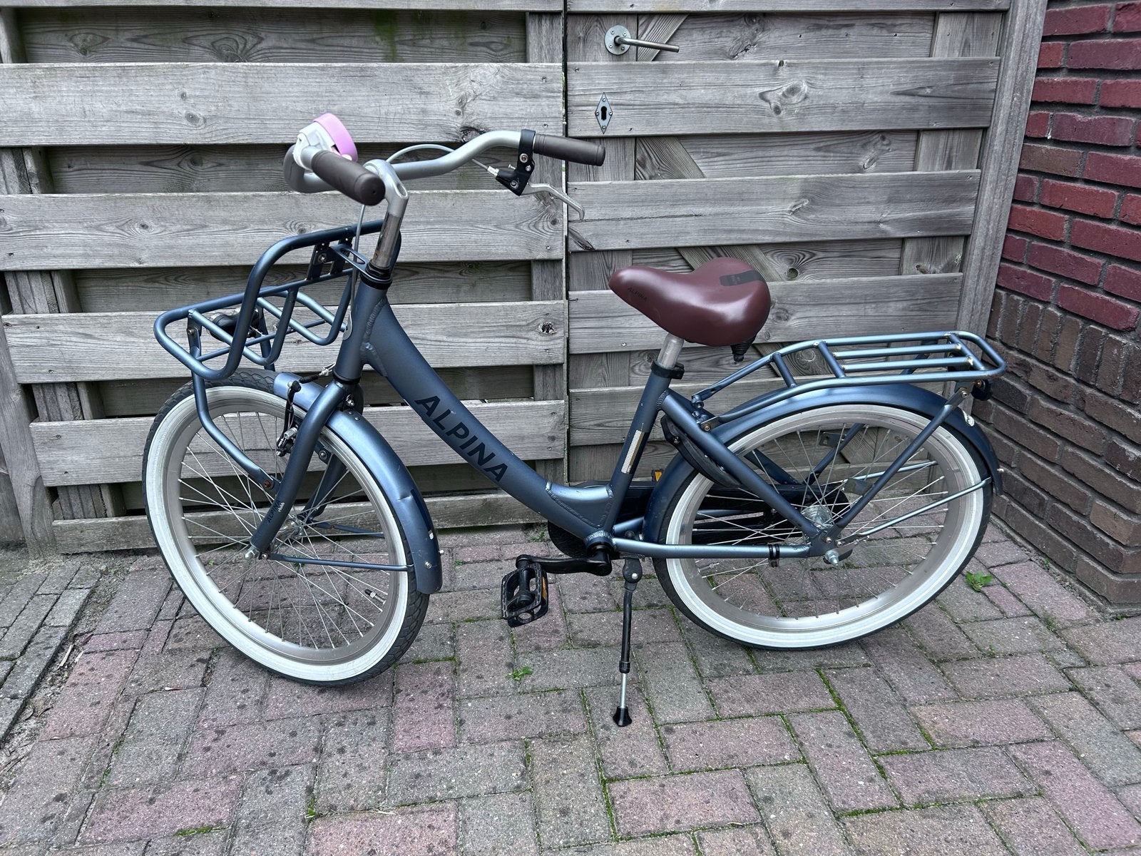 Alpina fiets 22 inch - Zo goed als nieuw, Ophalen, Zo goed als nieuw, Terugtraprem, 20 inch of meer