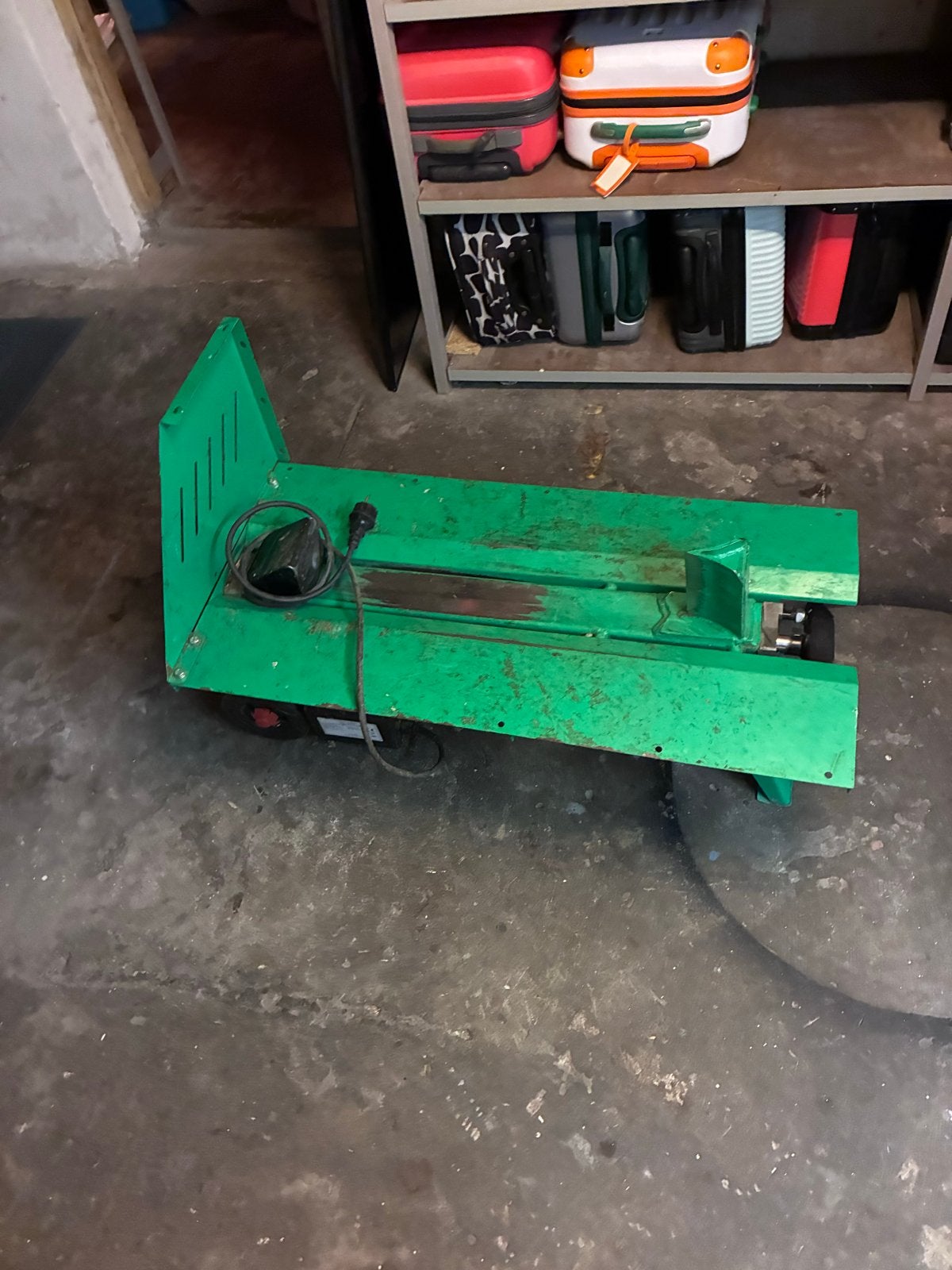 TE HUUR:Elektrische Houtklover - ACG7L/230 -, Ophalen, Zo goed als nieuw, Elektrisch, Liggend