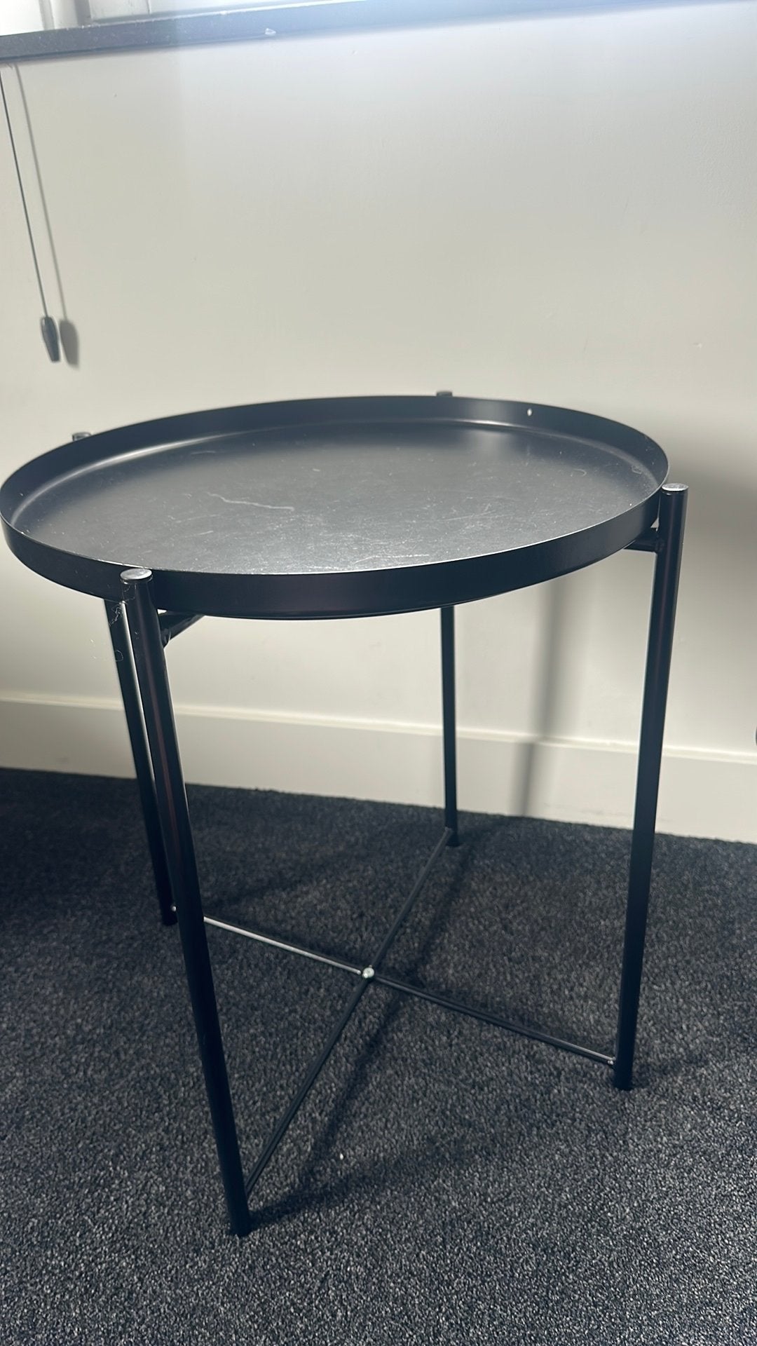 Tafeltje, Minder dan 55 cm, Gebruikt, Rond, Ophalen