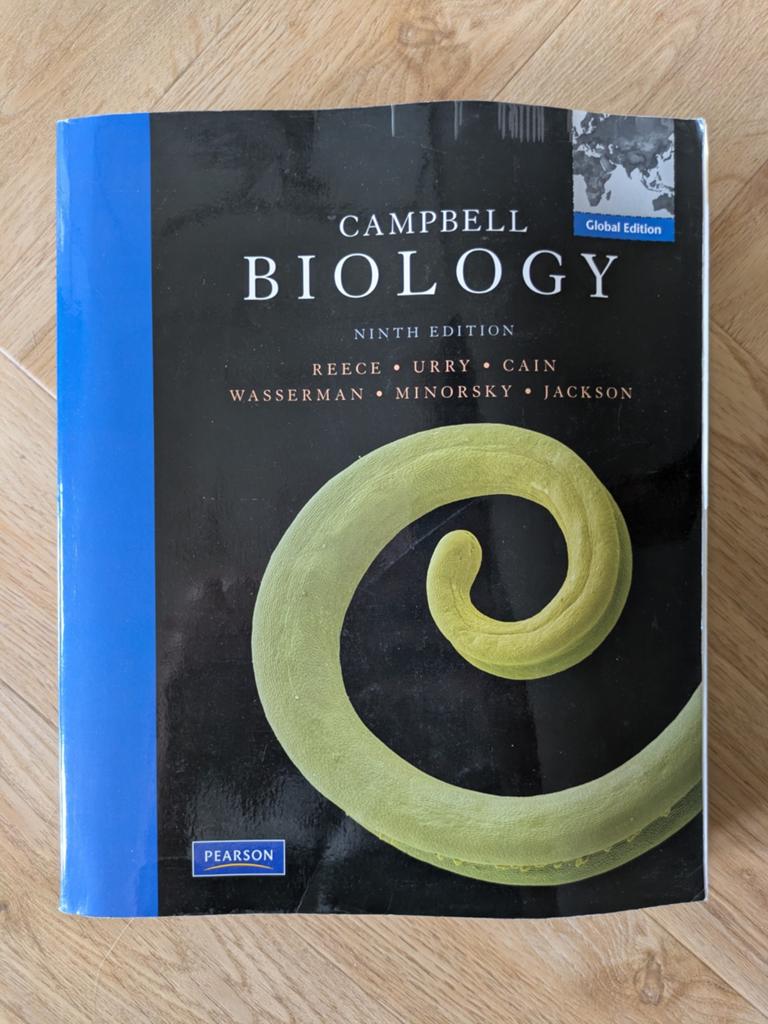Campbell Biology 9e Global Edition - Biologie Studieboek, Boeken, Ophalen, Reece, Urry, Cain, Wasserman, Minorsky, Jackson, HBO