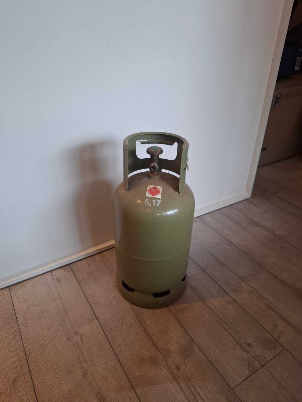 Lege propaan gasfles 5kg, Doe-het-zelf en Verbouw, Ophalen, Gebruikt