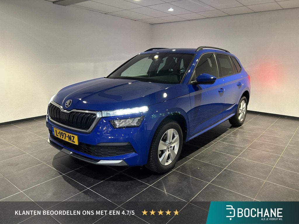 Skoda Kamiq 1.5 TSI ACT Sport Business | Adaptieve Cruise co, Auto's, Skoda, 4 cilinders, 150 pk, Blauw, Origineel Nederlands