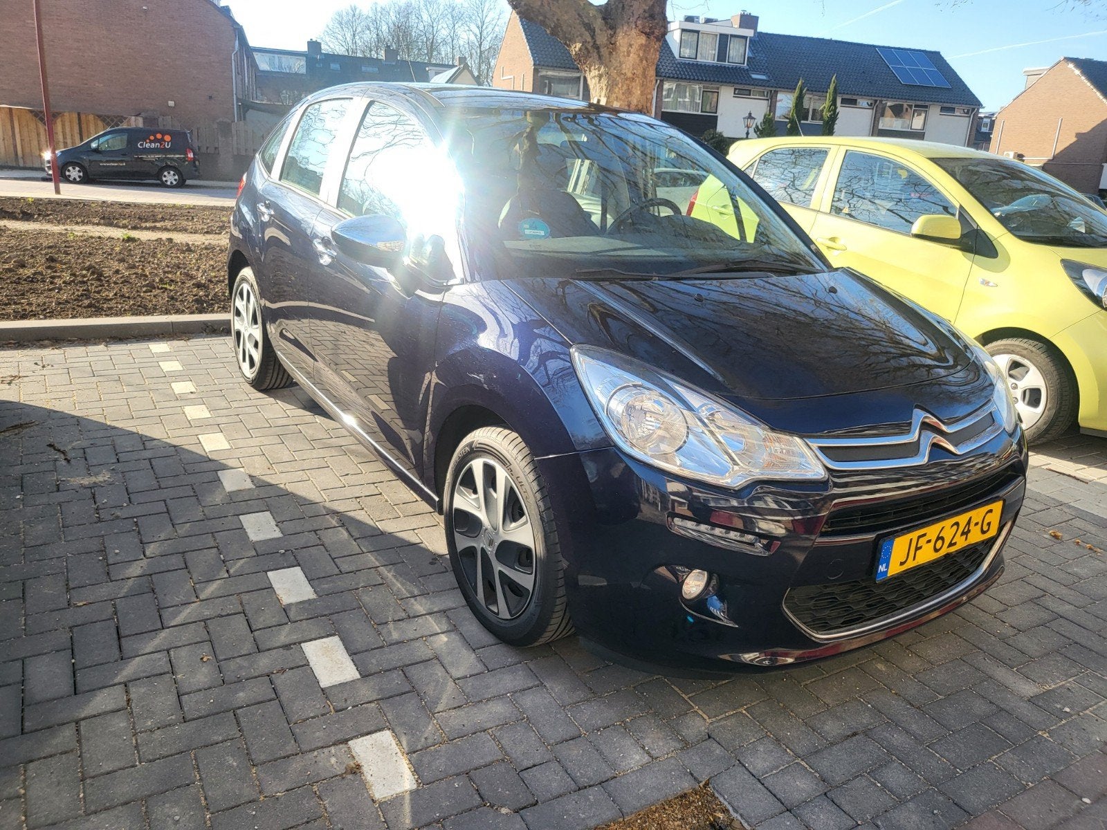 Citroën C3 1.2 Puretech 82pk 2016 Blauw, Auto's, Voorwielaandrijving, 31 €/maand, 1199 cc, Blauw