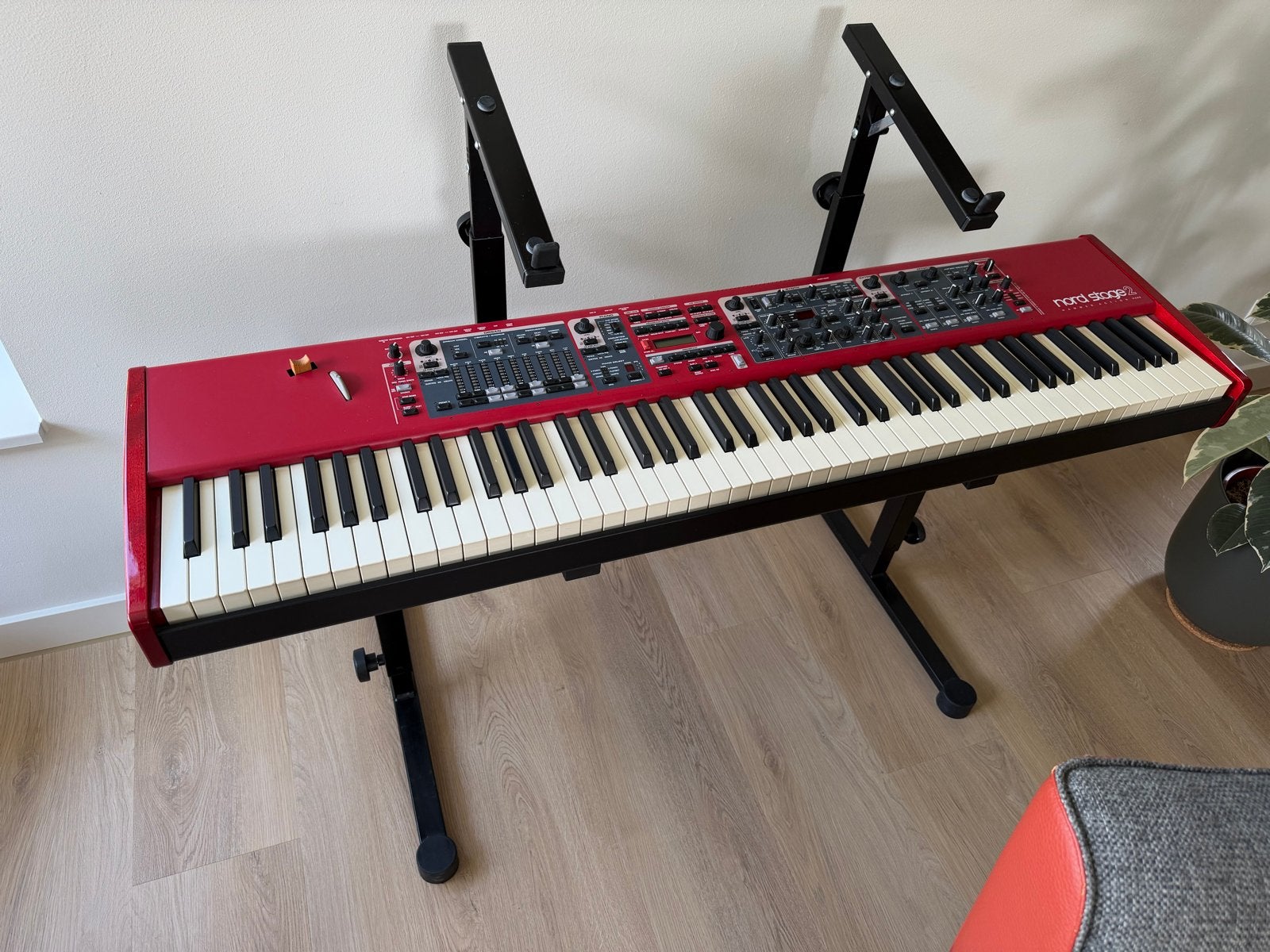Nord Stage 2 HA88 met accessoires en Roland CM-110, Gebruikt, 88 toetsen, Midi-aansluiting, Ophalen