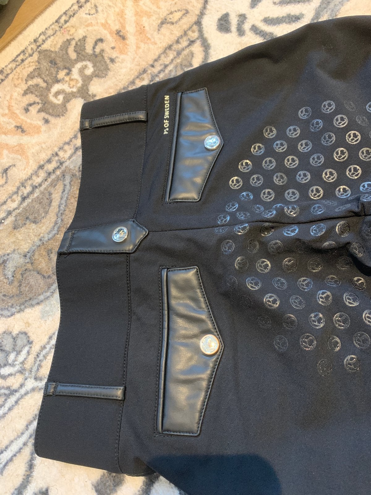Ps of sweden rijbroek full seat zwart zgan 34/xs, Ophalen of Verzenden, Zo goed als nieuw, Dressuur, Onderkleding