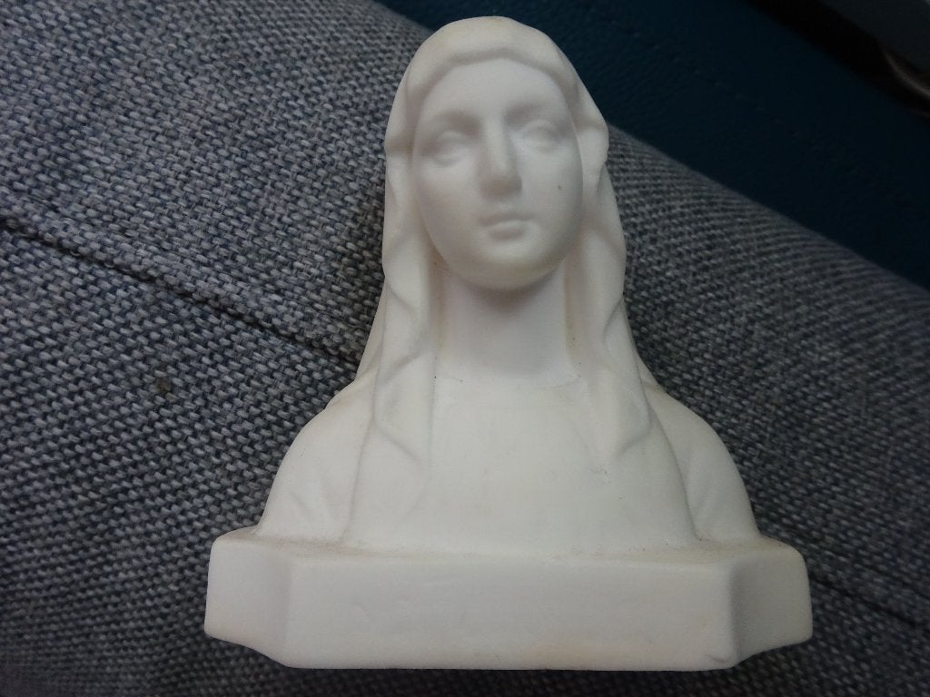 Maria Muillaart marmer beeldje, Antiek en Kunst, Ophalen of Verzenden