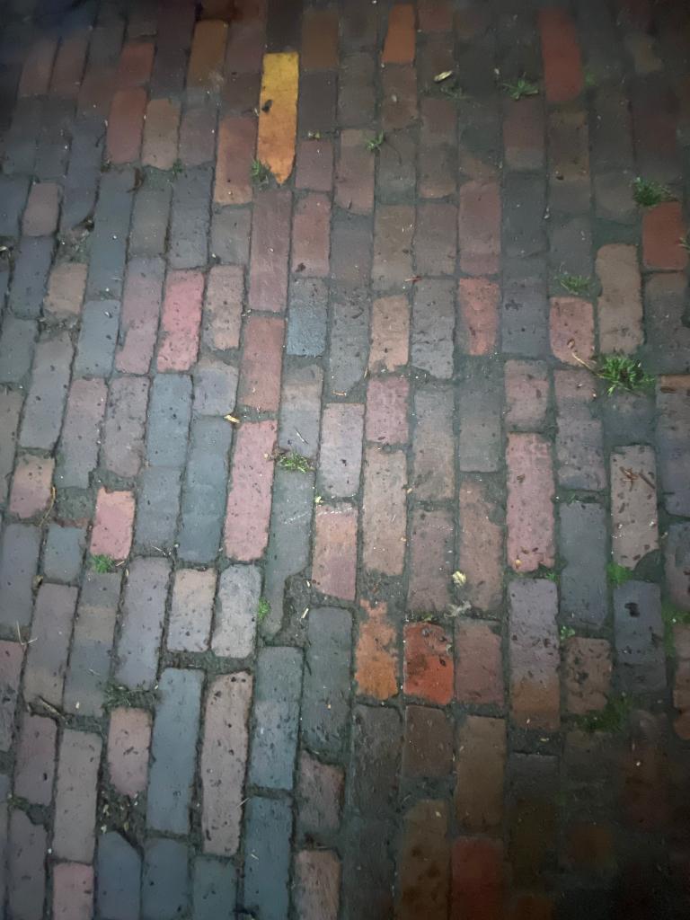 Gebakken waaltjes, Tuin en Terras, Tegels en Klinkers, Ophalen, Overige materialen, Gebruikt, Klinkers