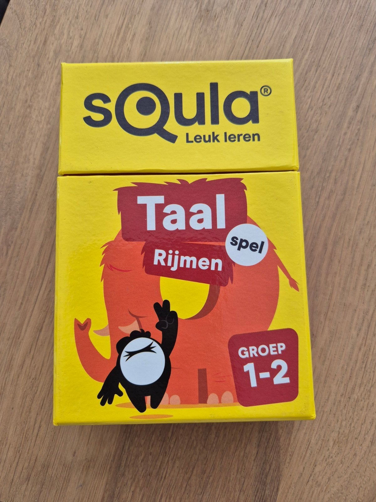 SQuLa Taal Rijmen spel - Groep 1-2, Een of twee spelers, Ophalen of Verzenden, Zo goed als nieuw, SQuLa
