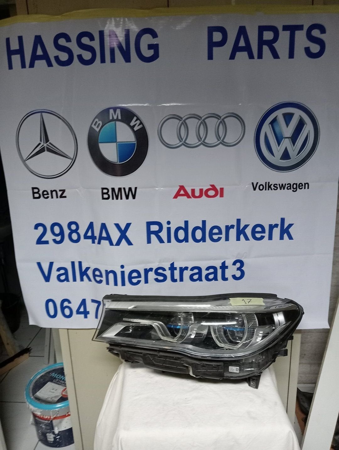 BMW 7 G11 G12 KOPLAMP 740870301, Gebruikt, -, -, Ophalen of Verzenden