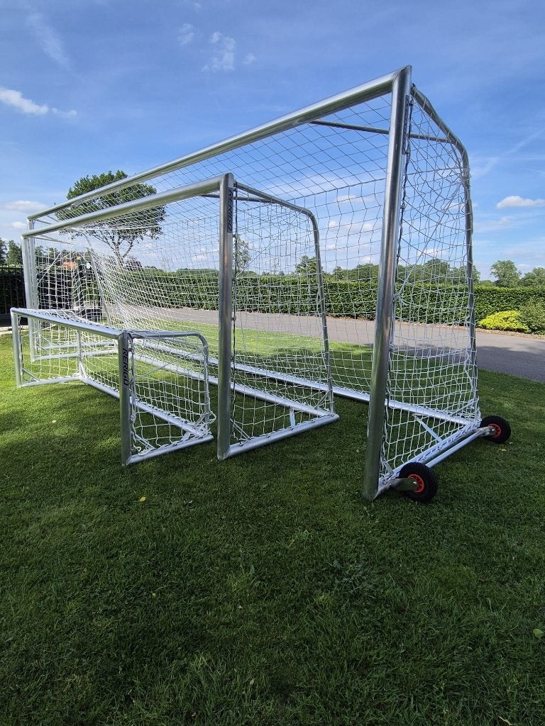 aluminium voetbal goals - doelen - verplaatsbare goals, Groter dan maat XL, Ophalen of Verzenden, Nieuw, Overige typen