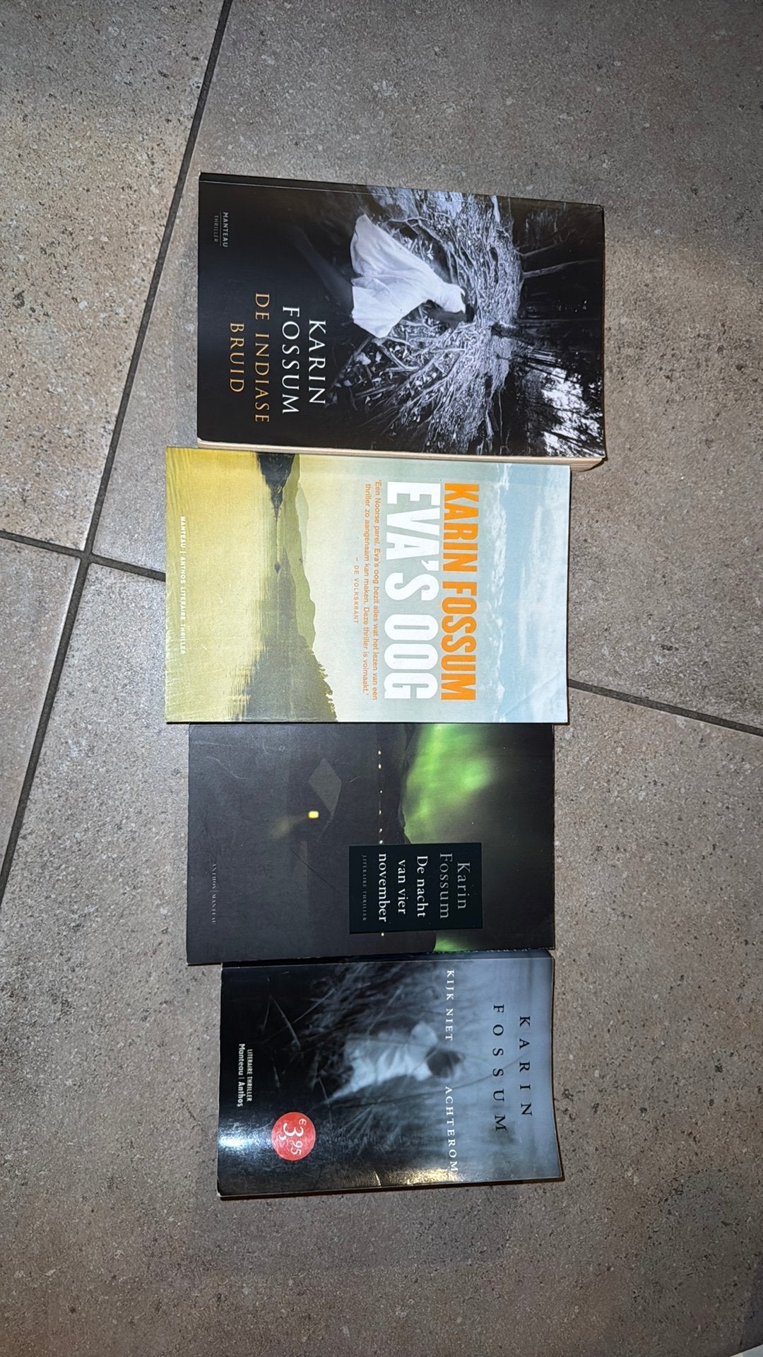 4 boeken van Karin Fossum, Ophalen of Verzenden, Gelezen, Nederland