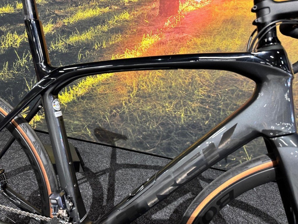 Zeer nette Trek Domane SLR7 56cm Ultegra Di2&Carbon wielen, 28 inch, Gebruikt, Carbon, Meer dan 20 versnellingen