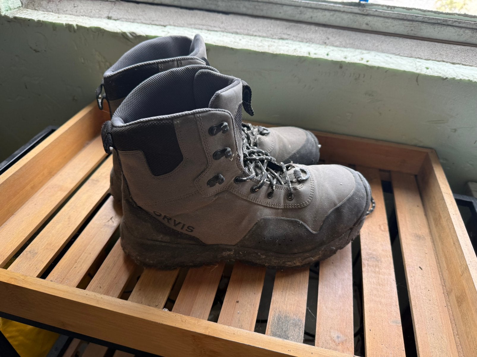 Orvis waadschoenen maat 12, Watersport en Boten, Ophalen of Verzenden, Gebruikt, Overige typen
