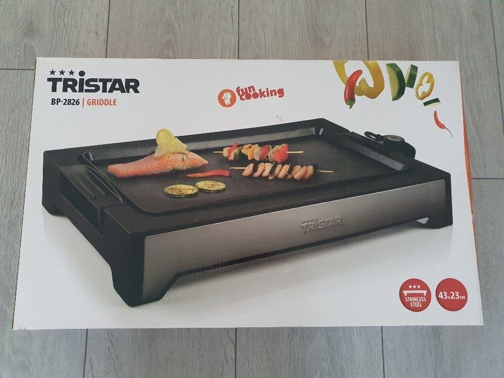 Tristar BP2826 elektrische Grillplaat, Witgoed en Apparatuur, Grillplaten, Ophalen, Vaatwasmachinebestendig, Nieuw, Tafelgrill
