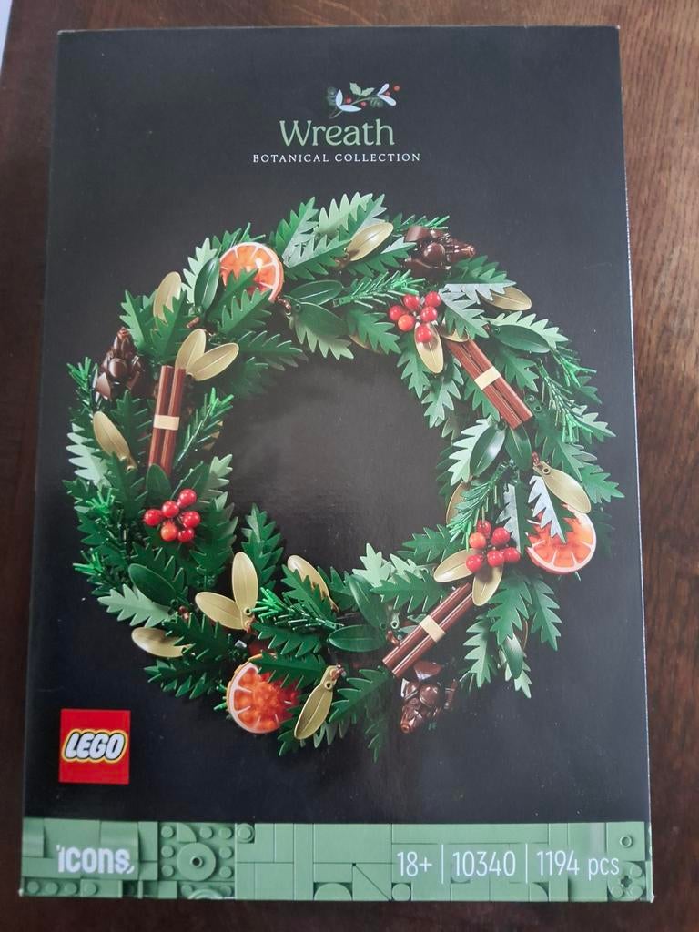 LEGO 10340 Krans Botanical Collection, Lego, Compleet, Ophalen of Verzenden, Zo goed als nieuw