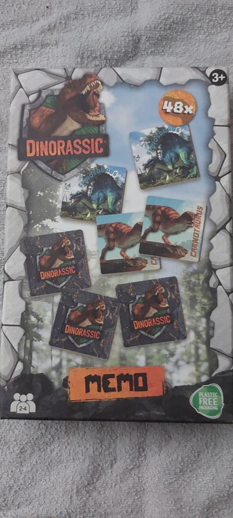 Memory spel Dinorassic, Kinderen en Baby's, Speelgoed | Educatief en Creatief, Ophalen of Verzenden, Zo goed als nieuw