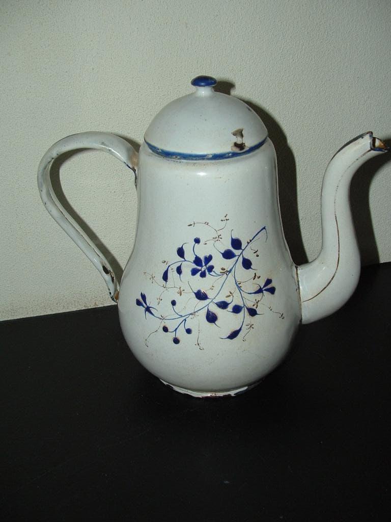 Emaille koffiekan, Antiek en Kunst, Ophalen of Verzenden