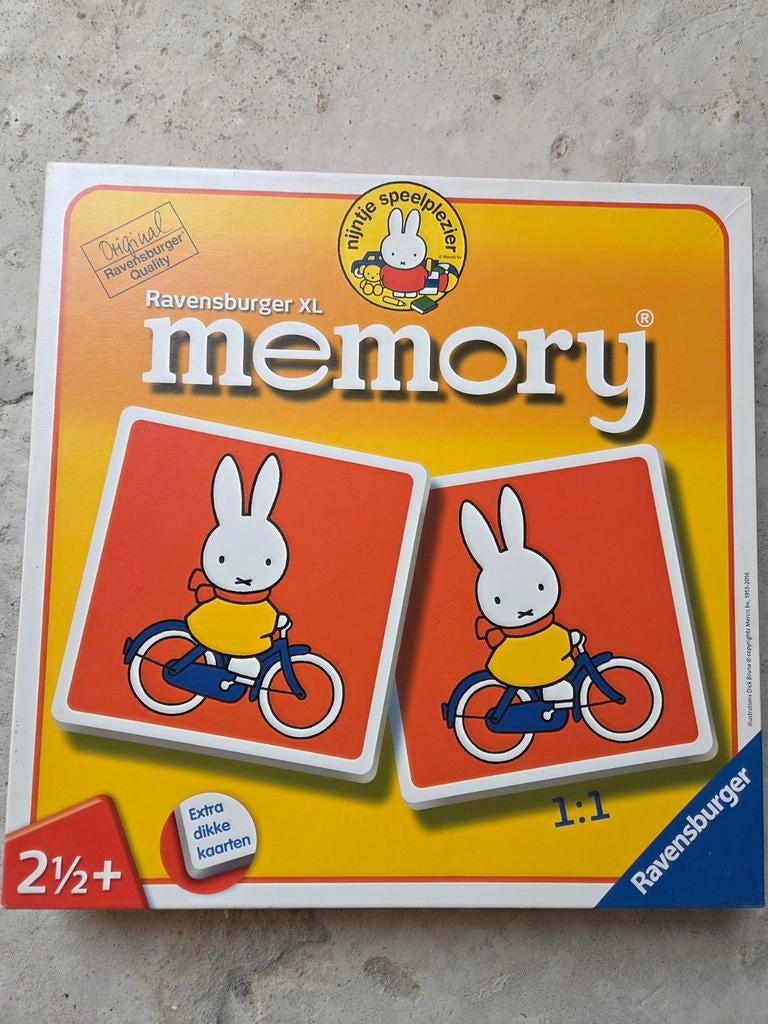Memory nijntje, Ophalen of Verzenden, Zo goed als nieuw, Speelkaart(en)