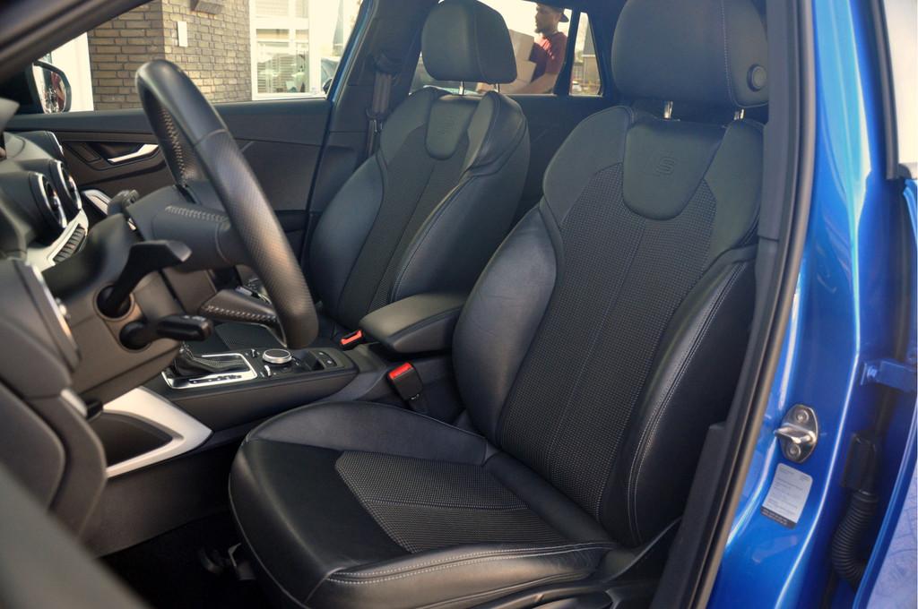 Audi Q2 35 TFSI S Edition | S-Tronic | Panoramadak | Trekhaa, Auto's, Audi, 15 km/l, 4 cilinders, 150 pk, Blauw