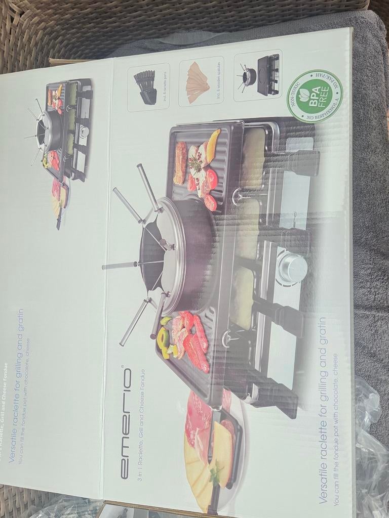 Raclette, gourmet en fondue set - Compleet!, Ophalen of Verzenden, Elektrisch, Fondueset
