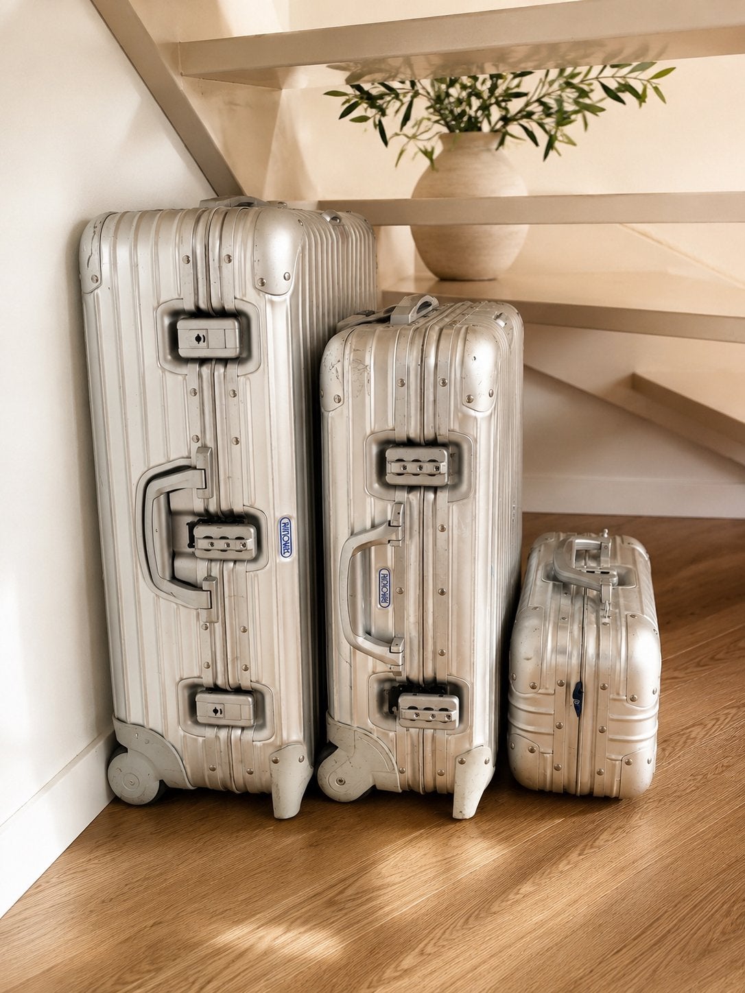 Rimowa Koffers & Beautycase Set, Gebruikt, 45 tot 55 cm, Slot, Ophalen of Verzenden