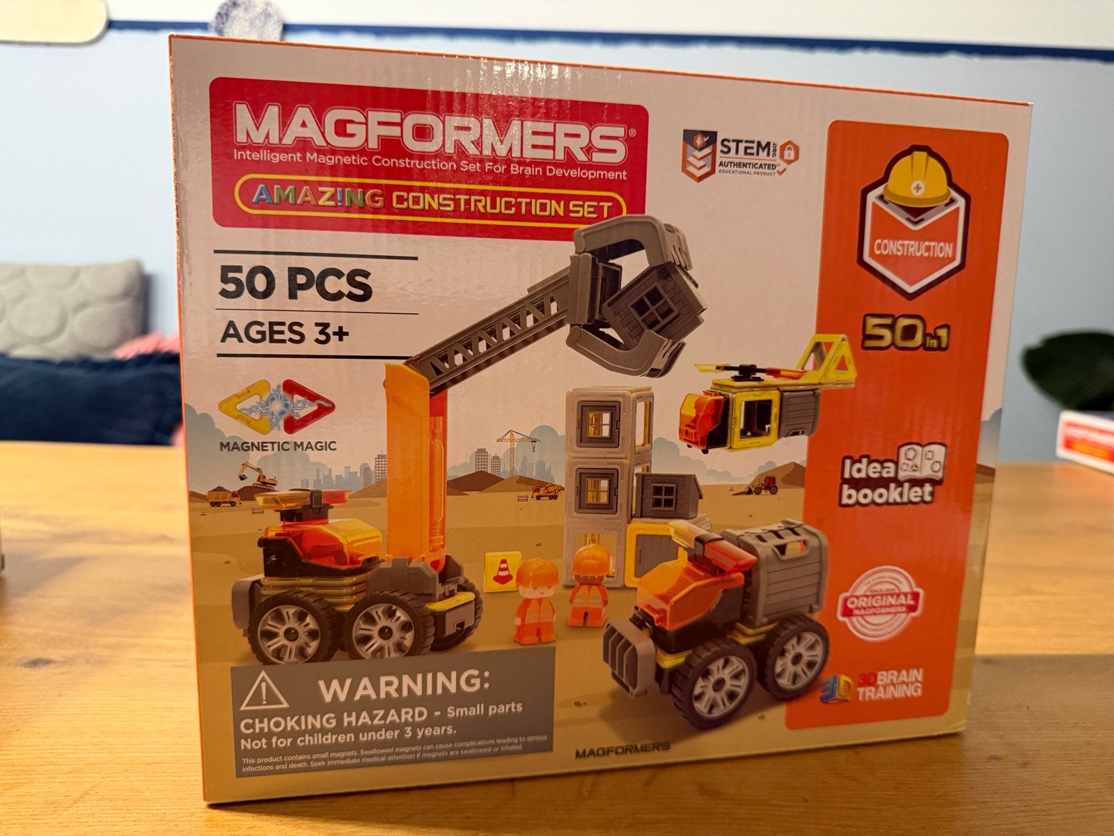 Magformers Construction Set - Nieuw in doos (50 stuks), Kinderen en Baby's, Ophalen of Verzenden, Nieuw, Overige merken