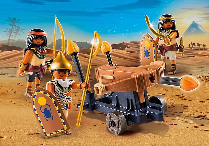 5388 Egyptische strijders met ballista, Kinderen en Baby's, Speelgoed | Playmobil, Ophalen, Complete set, Nieuw, Historisch