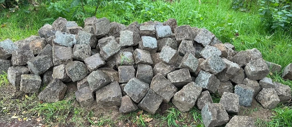 Kinderkoppen/ kasseien, Tuin en Terras, Ophalen, Gebruikt, Overige typen, 5 tot 10 m²