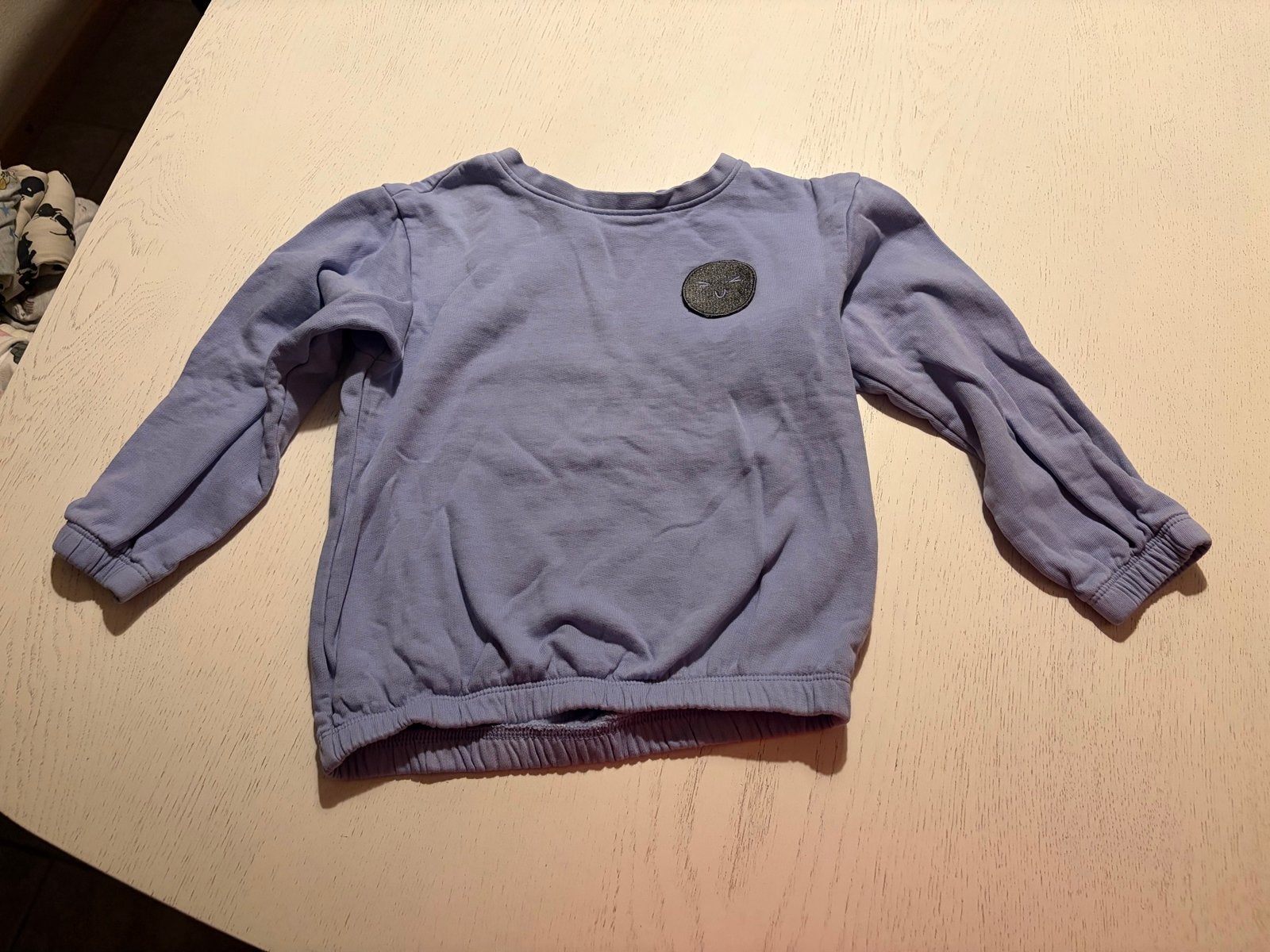 Hema smiley trui maat 98/104, Ophalen of Verzenden, Zo goed als nieuw, Jongen of Meisje, Trui of Vest