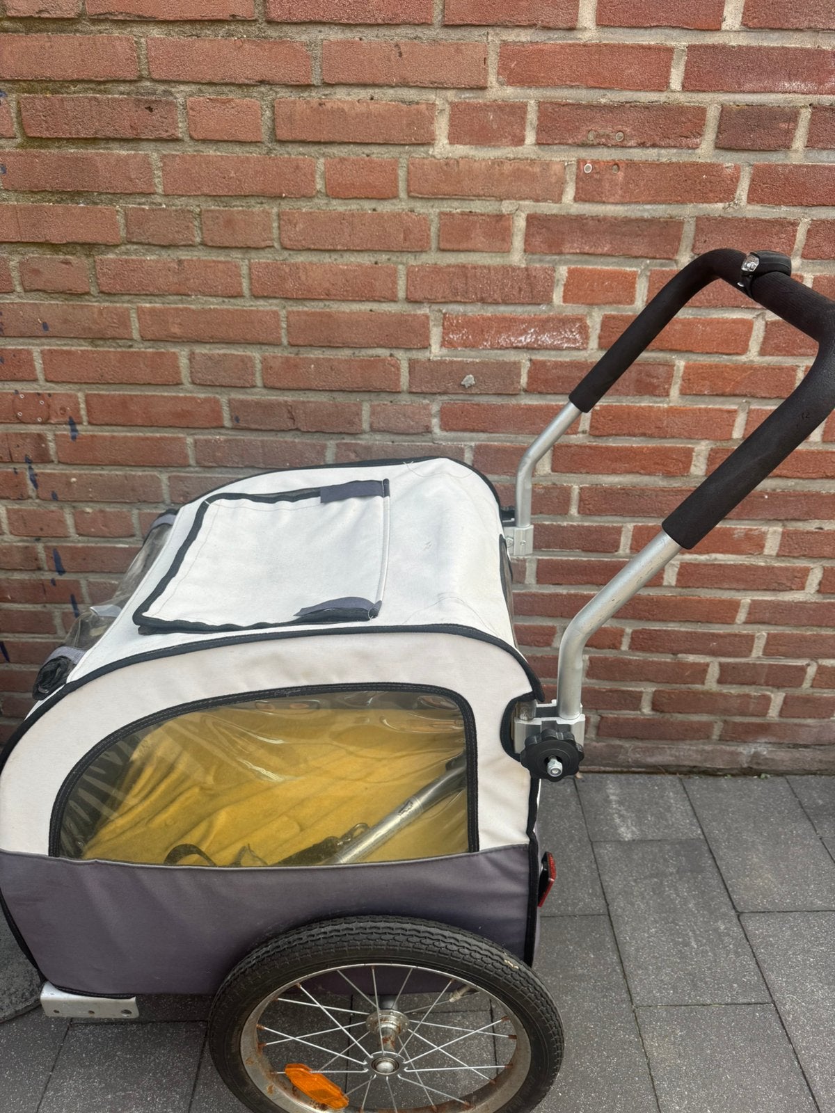 Hondenkar voor achter de fiets, Ophalen, Gebruikt, Hondenkar