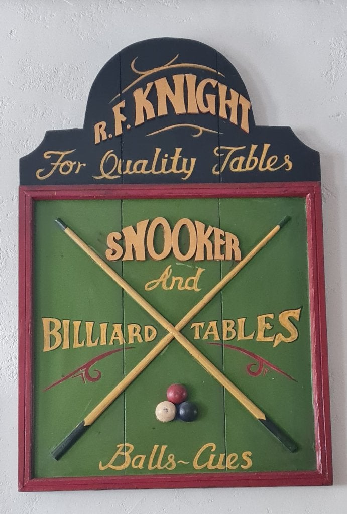 vintage mancave bord van hout, Ophalen, Gebruikt
