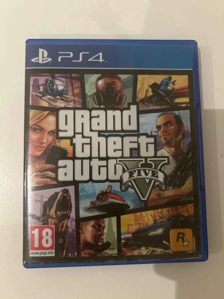 Grand Theft Auto V (GTA 5) PS4 + Fysieke Kaart, Avontuur en Actie, Online, Vanaf 18 jaar, 1 speler