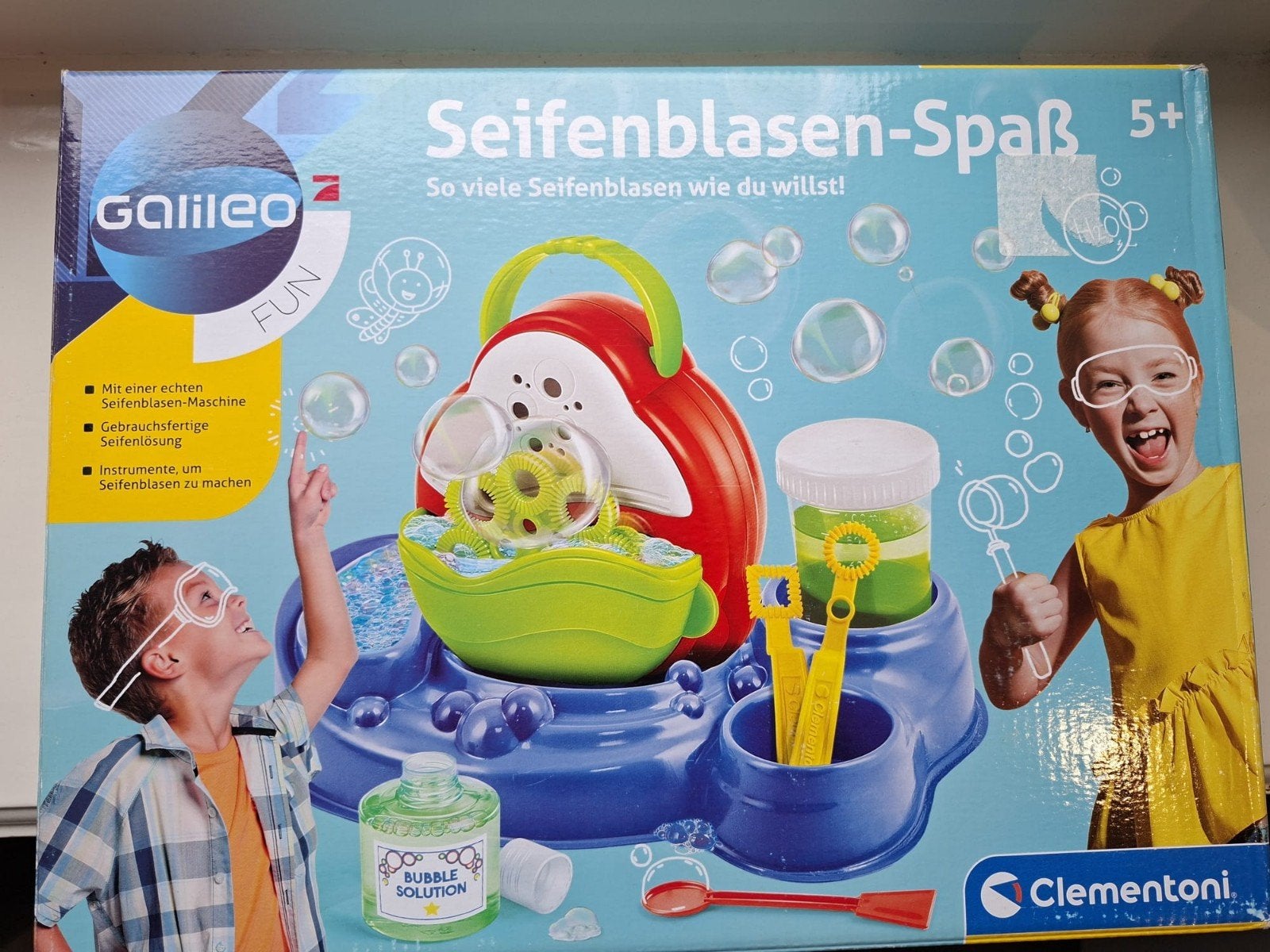 Galileo Seifenblasen-Spaß - Bellenblaasmachine, Ophalen of Verzenden, Nieuw, Jongen of Meisje