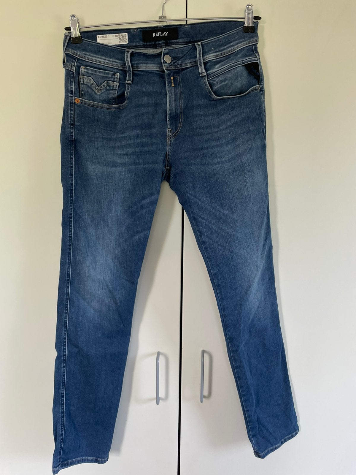 Spijkerbroek van Replay, Ophalen of Verzenden, Zo goed als nieuw, Blauw, W32 (confectie 46) of kleiner