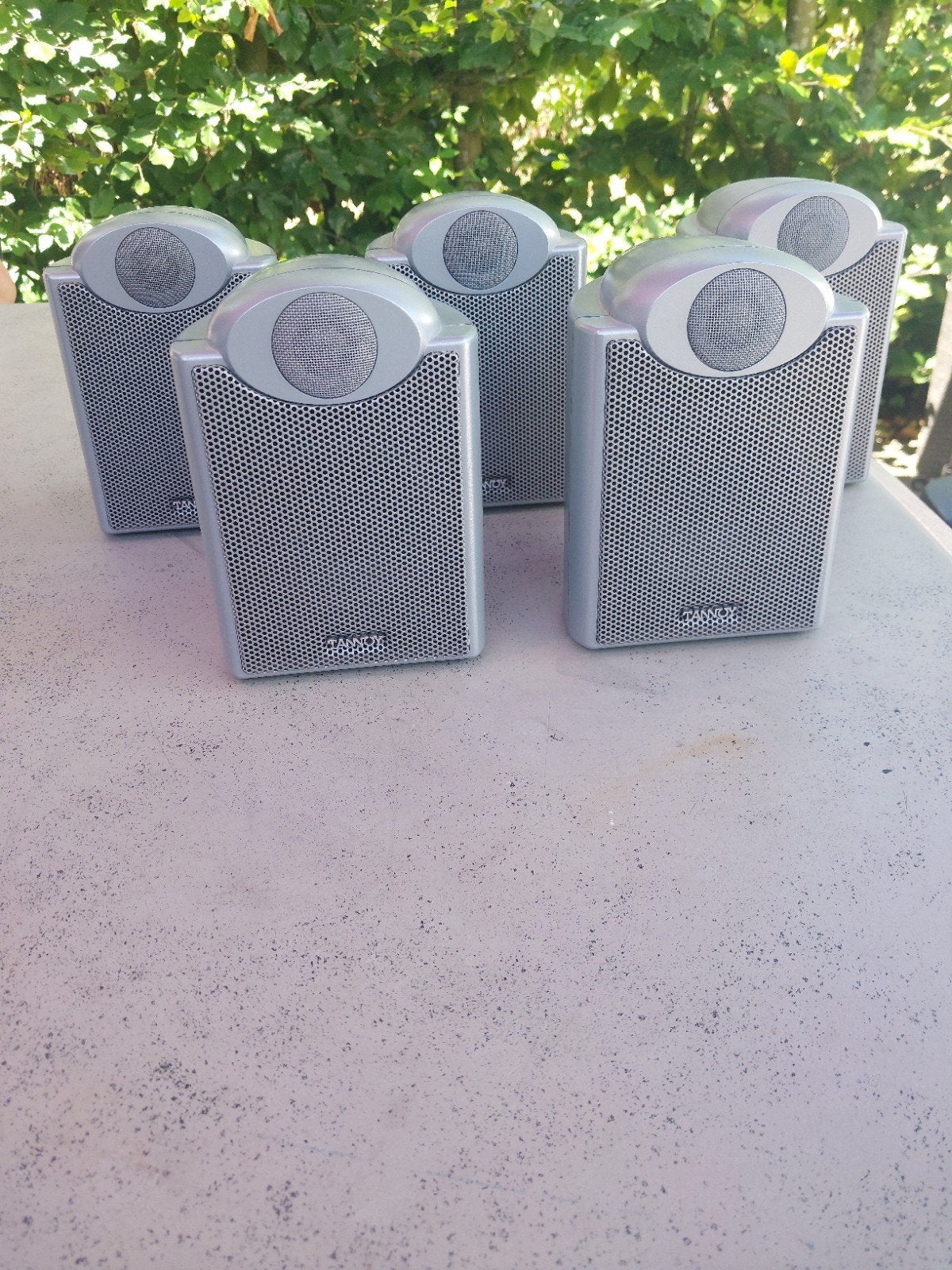 Tannoy FX Speakerset - 5 satelliet speakers, Gebruikt, Speakerset, Ophalen of Verzenden, Geschikt voor surround/home cinema