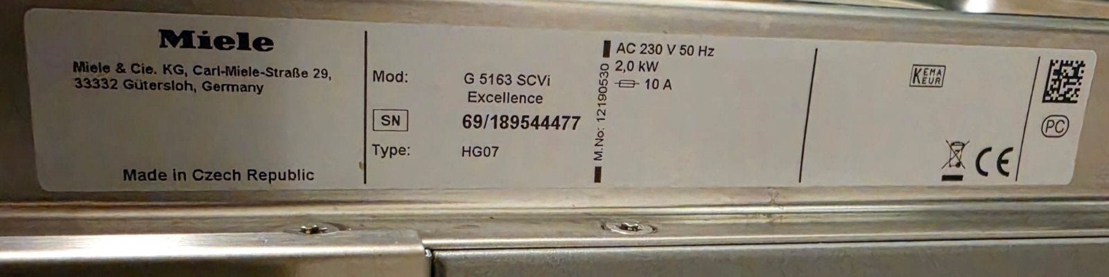 Foto 10 van Een Luxe Volledig inbouw Miele vaatwasser (uit 2024)