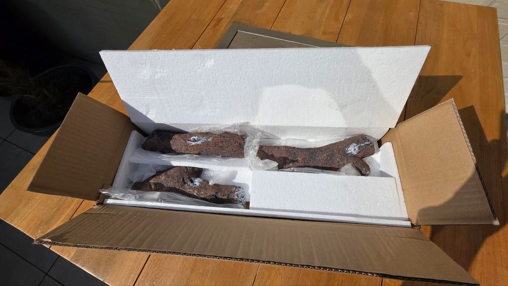 Cosi houten stammen (3 stuks) voor gashaard, Ophalen of Verzenden, Nieuw, Inbouwhaard, Gashaard
