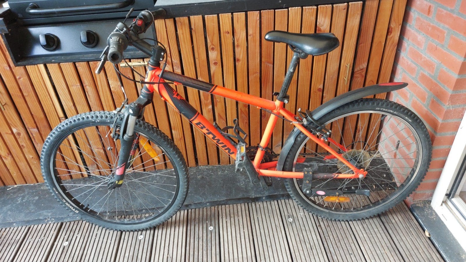 B-TWIN Mountainbike 24 inch – 9 versnellingen, Minder dan 10 versnellingen, Gebruikt, Minder dan 49 cm, Ophalen