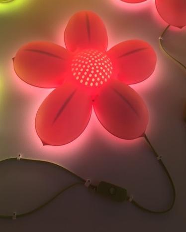 SMILA Bloem roze wandlamp lamp kinderlamp IKEA, Verzenden, Nieuw, Metaal, Kind